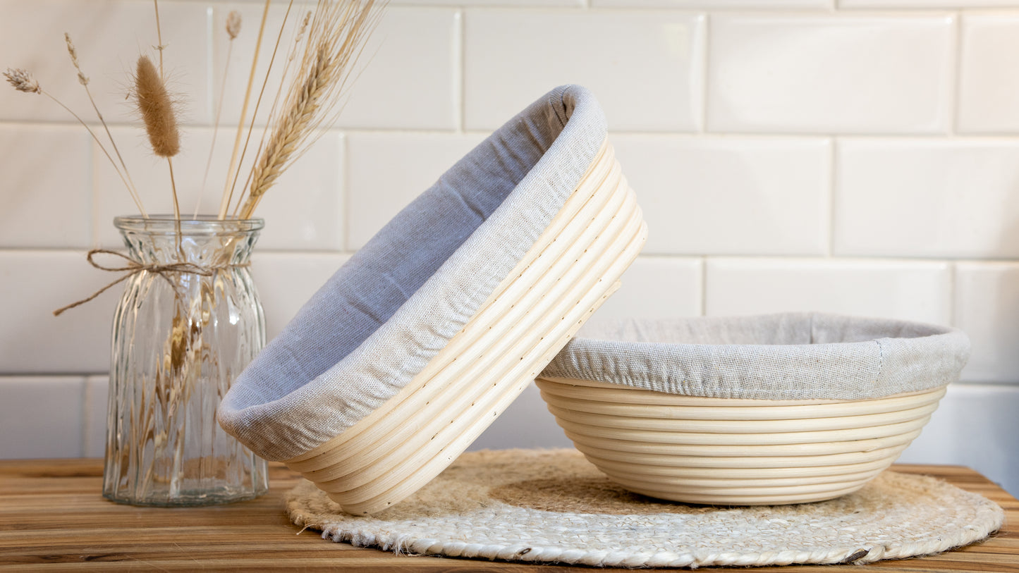 Banneton Proofing Basket with Liner – Artisan Bread Making