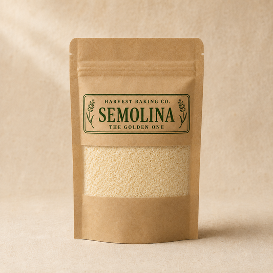 Organic Semolina Sourdough Starter – Golden, Nutty, and Artisan-Ready