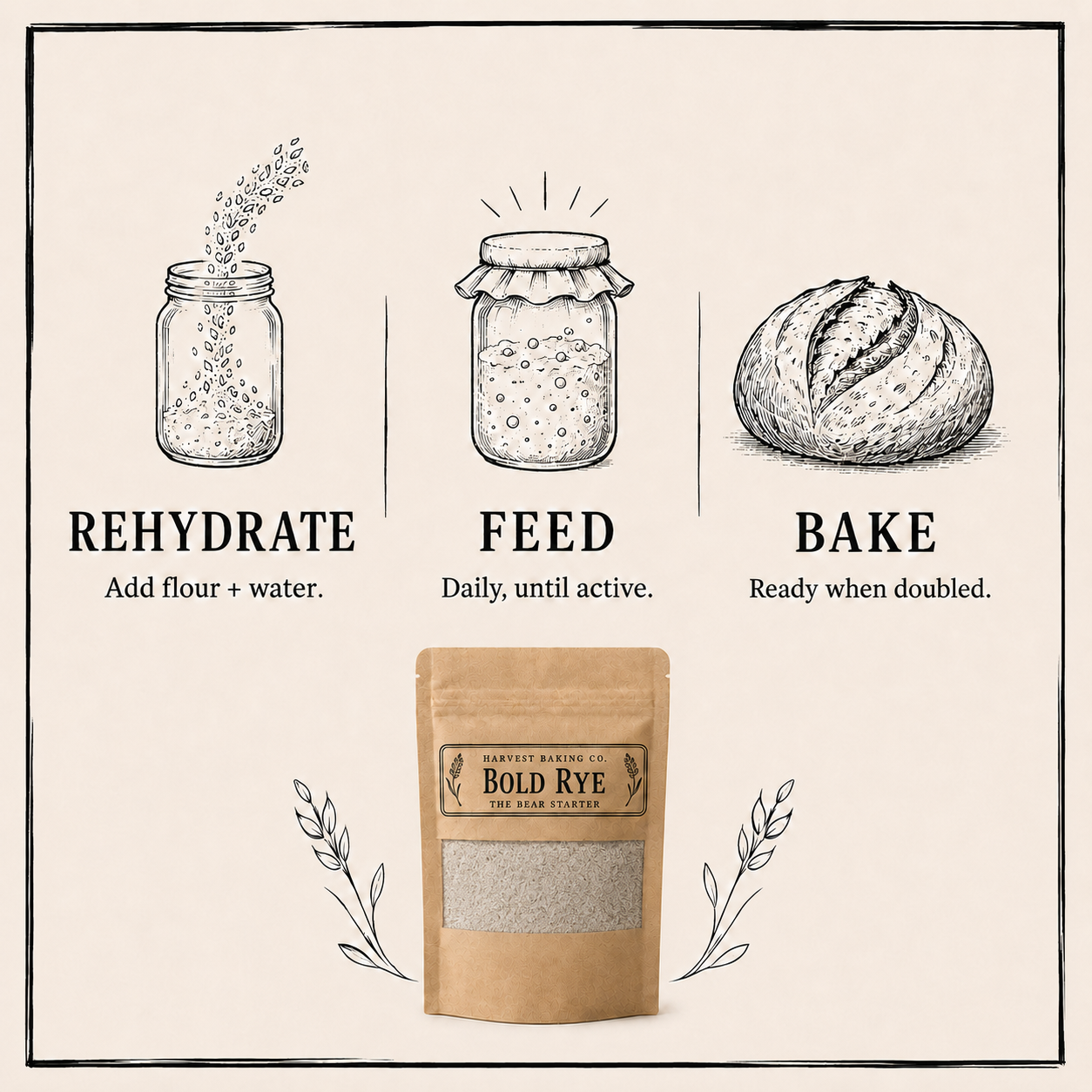 The Bear Starter | Bold Rye Sourdough