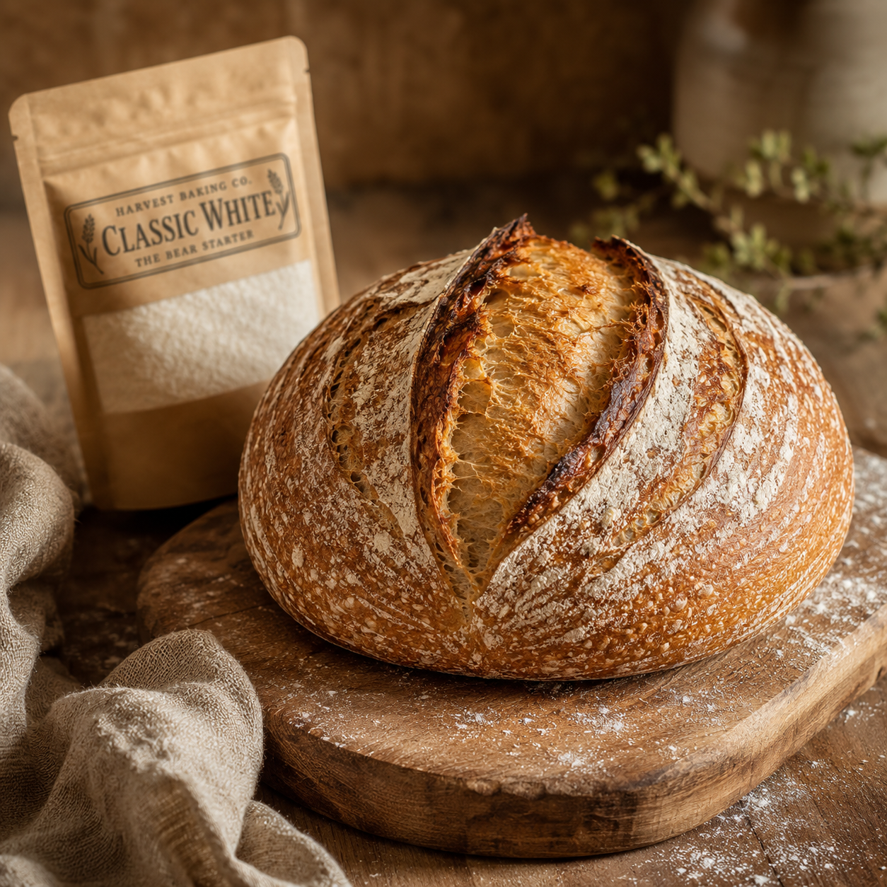 The Bear Starter | Classic White Sourdough
