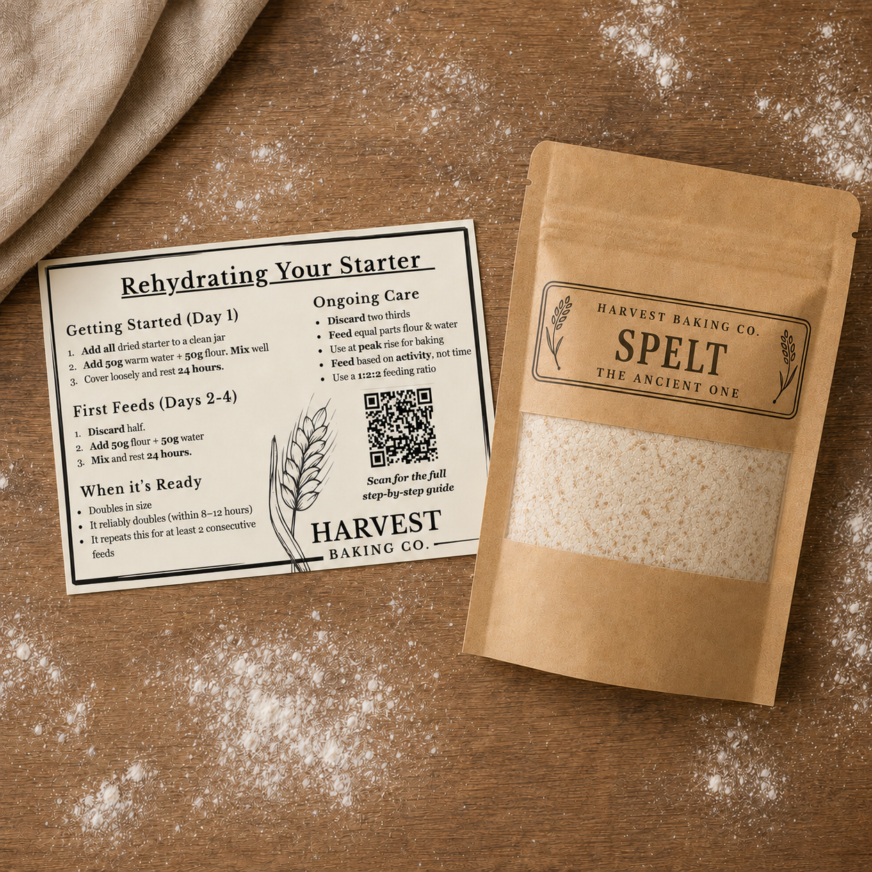 Spelt Sourdough Starter – The Ancient One | Nutty & Gentle