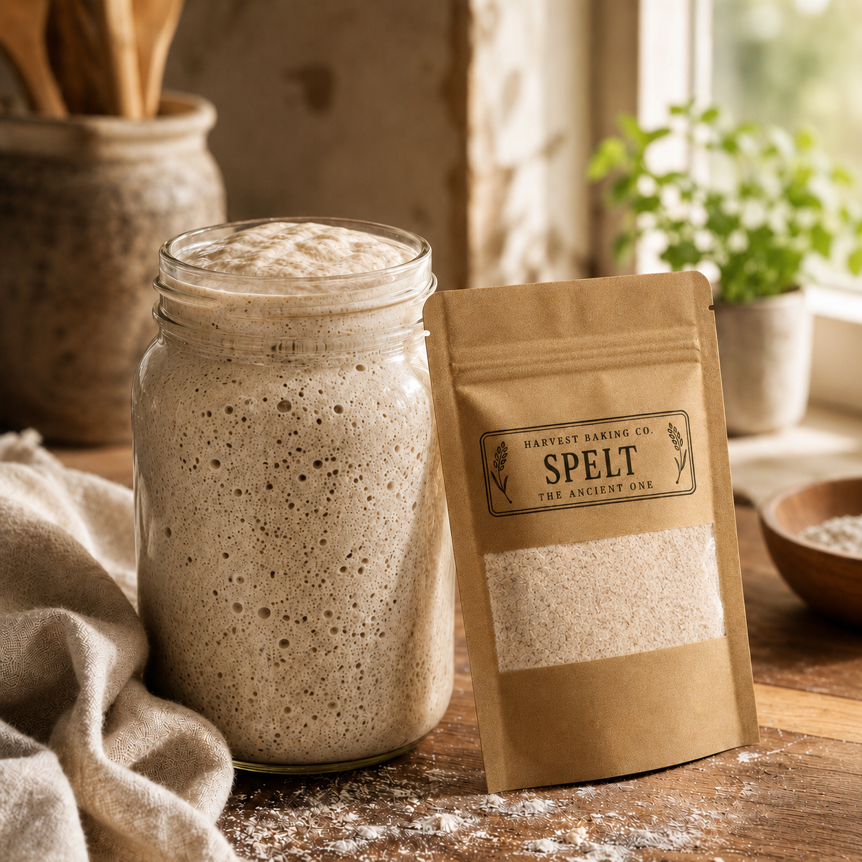 Spelt Sourdough Starter – The Ancient One | Nutty & Gentle