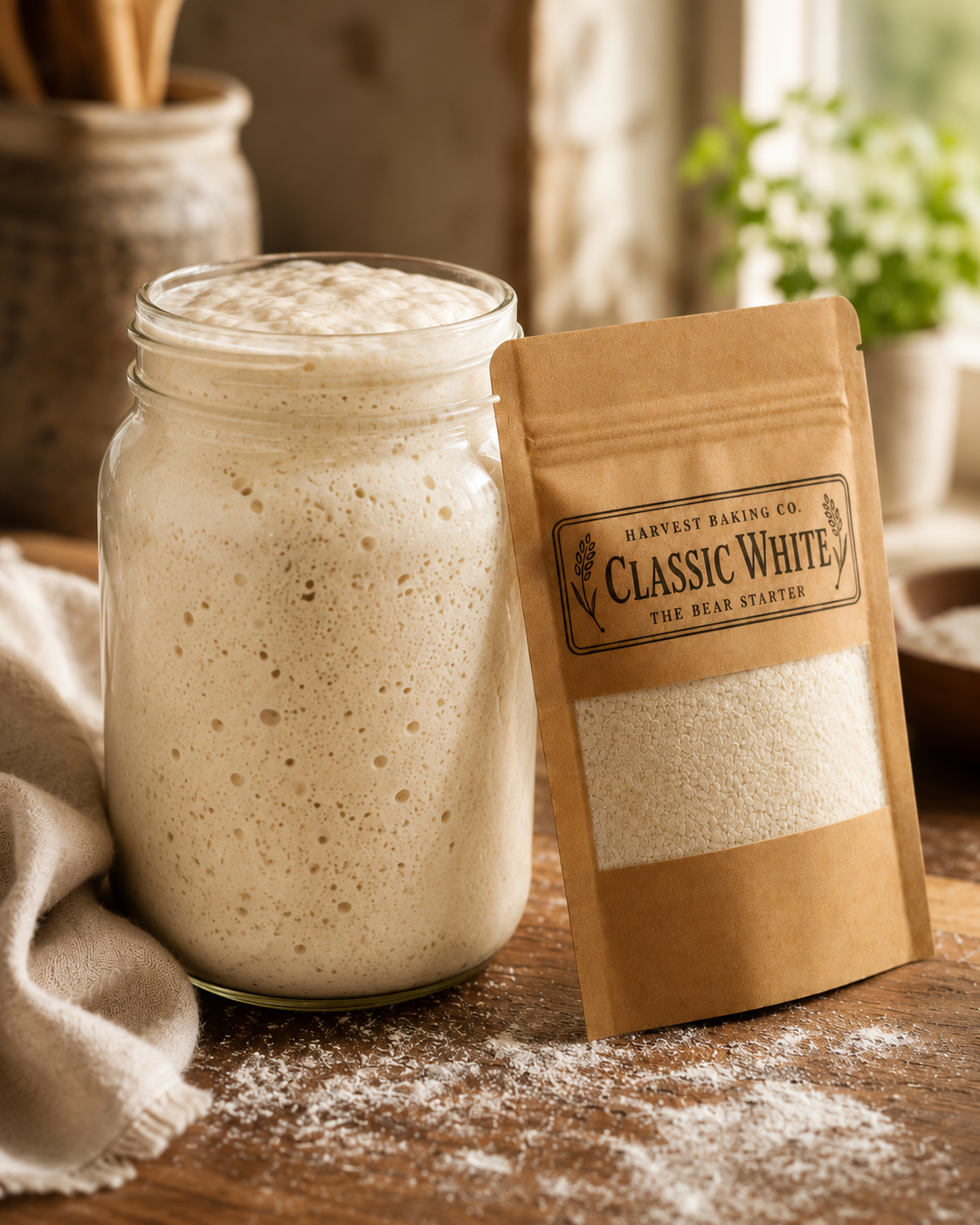 The Bear Starter | Classic White Sourdough