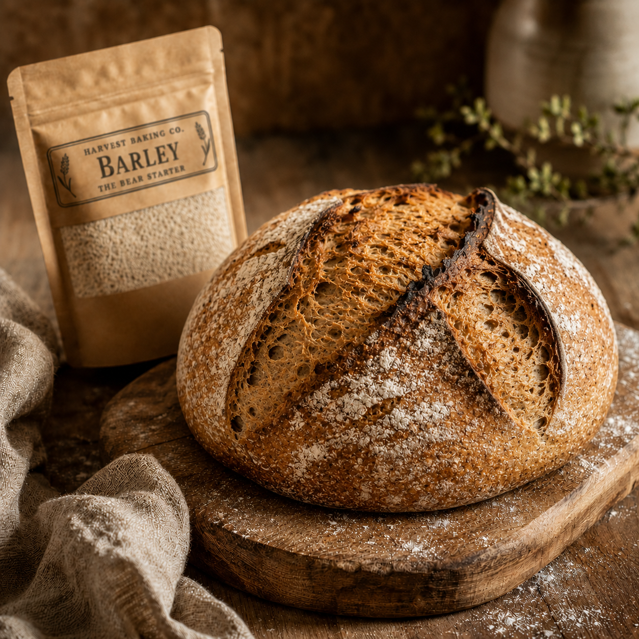 Barley Sourdough Starter – The Mellow One | Malty & Smooth