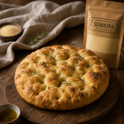 Organic Semolina Sourdough Starter – Golden, Nutty, and Artisan-Ready
