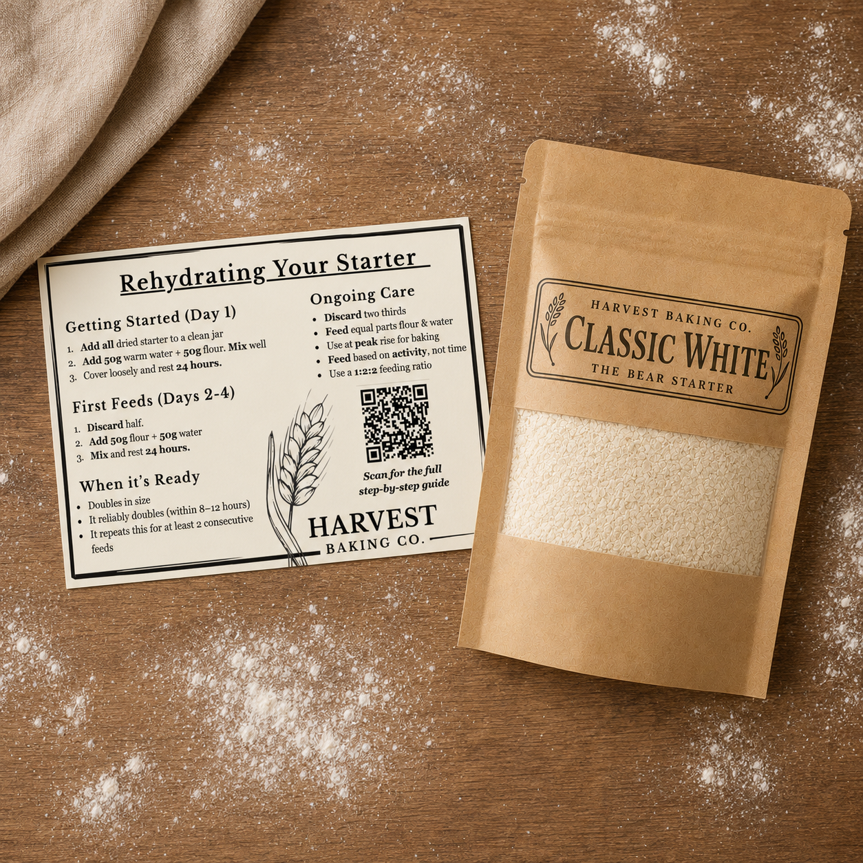 The Bear Starter | Classic White Sourdough