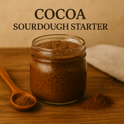 Organic Cocoa Sourdough Starter – Unique Chocolate Culture for Artisan Bread